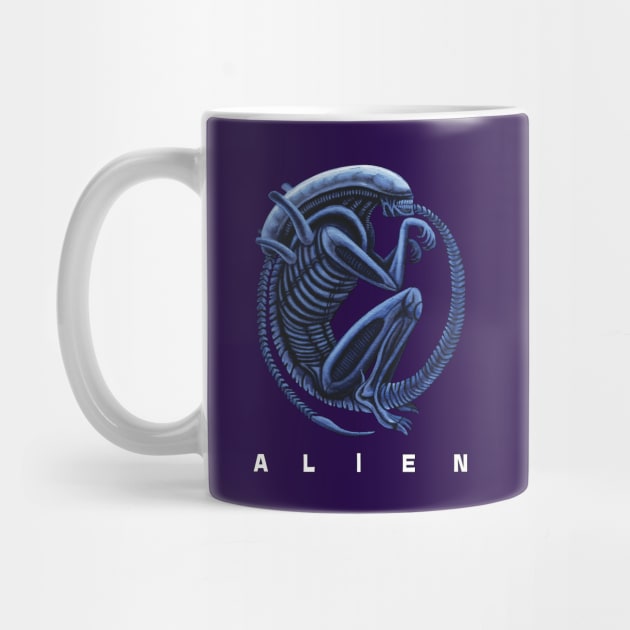 Xenomorph In Stasis (More Color Saturation) by SPACE ART & NATURE SHIRTS 